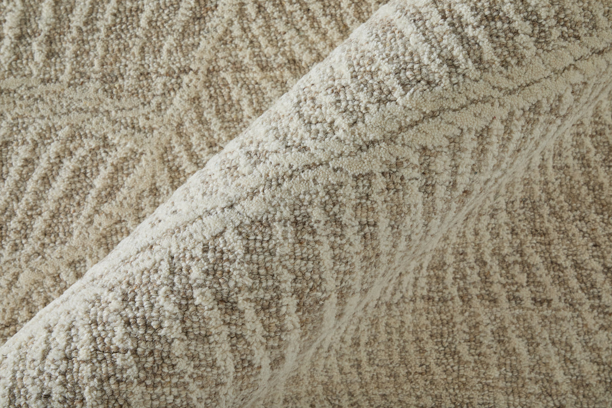 Winston Modern/Nautical & Coastal Floral & Botanical/Bordered/Abstract Ivory - Feizy Rug