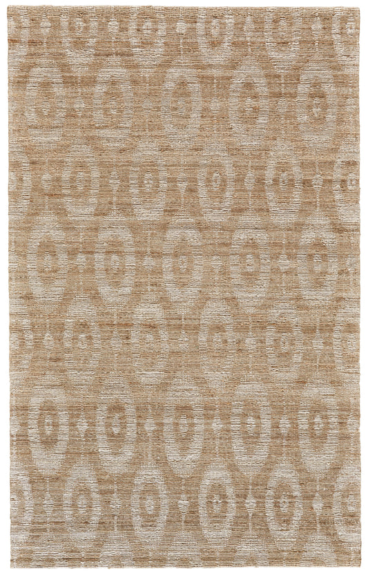 Lilliana Transitional/Casual Geometric/Polka Dots Tan/Ivory - Feizy Rug