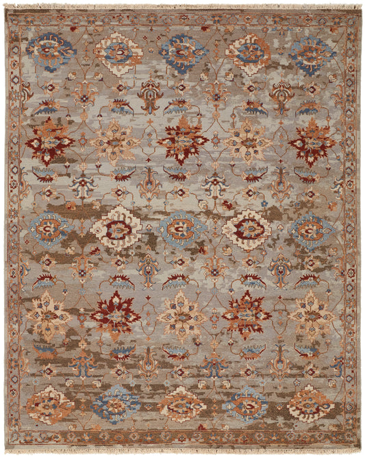 Leylan Transitional/Casual Brown/Tan/Gray Accent Rug