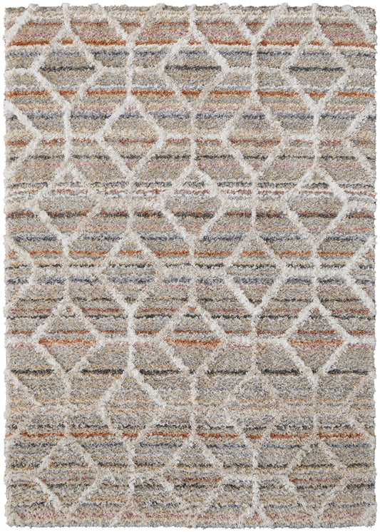 Mynka Transitional/Bohemian & Eclectic/Farmhouse Tan/Taupe/Ivory Accent Rug