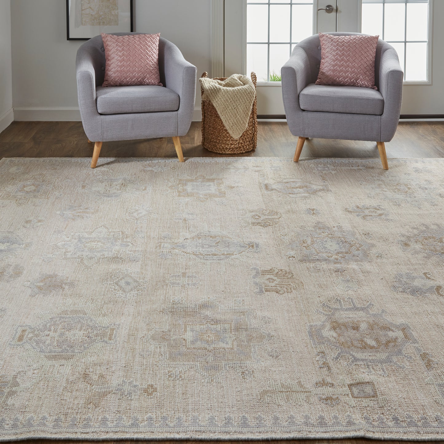 Wendover Transitional/Vintage Tan/Brown Accent Rug