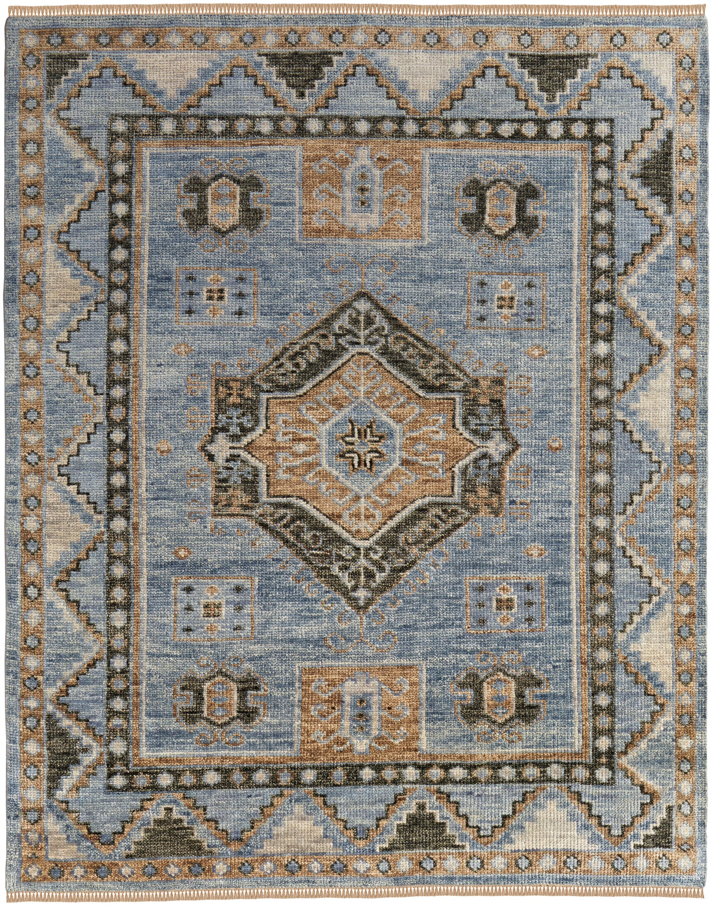 Fillmore Traditional/Vintage Blue/Green Accent Rug