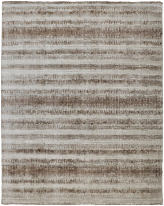 Mackay Transitional/Casual Tan/Ivory/Brown Area Rug
