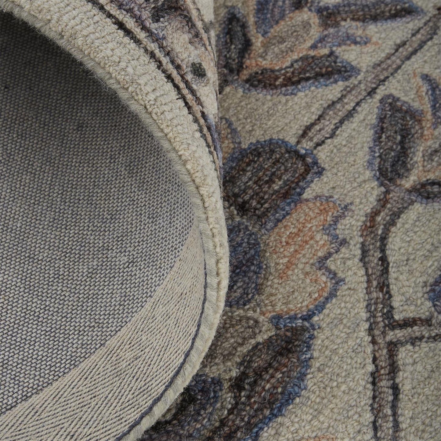 Fallon Traditional/Classic/Casual Oriental/Floral & Botanical Ivory/Gray - Feizy Rug