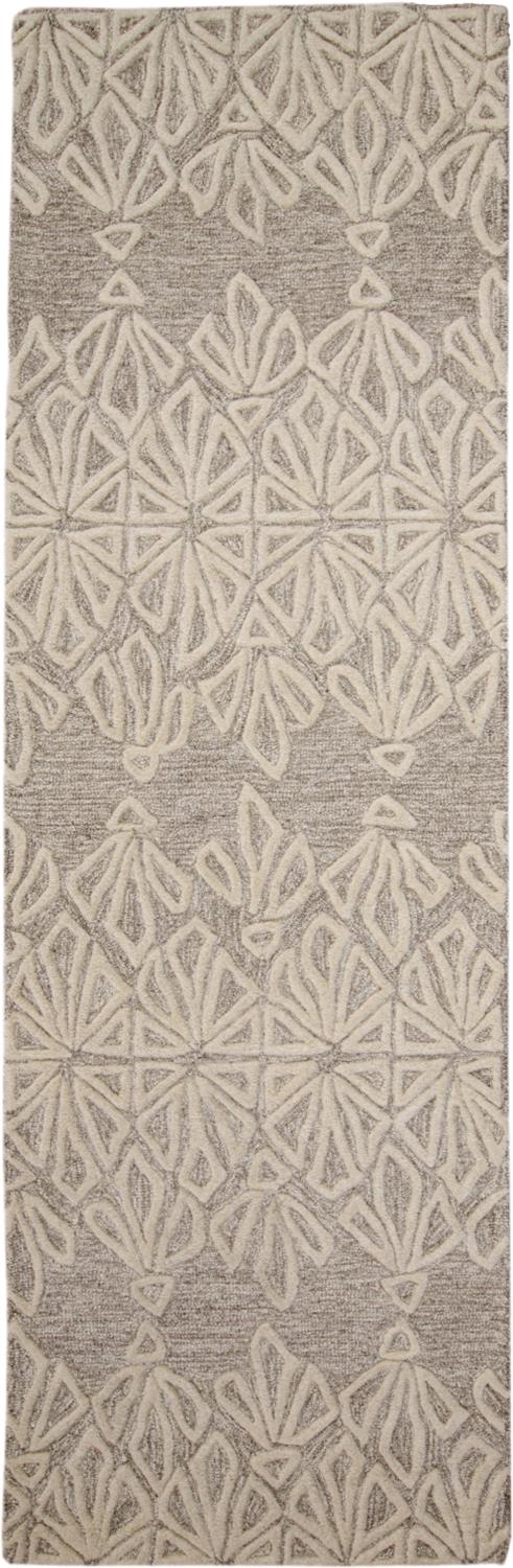 Enzo Transitional/Global Geometric Tan/Ivory - Feizy Rug
