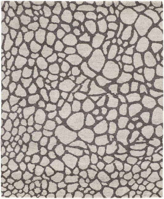 Belden Transitional/Casual/Farmhouse Ivory/Gray Accent Rug  Feizy Rugs Small Parcel,Feizy Rugs,Belden,Ivory/Gray,2' x 3',Accent Rug,Wool,Transitional/Casual/Farmhouse,India