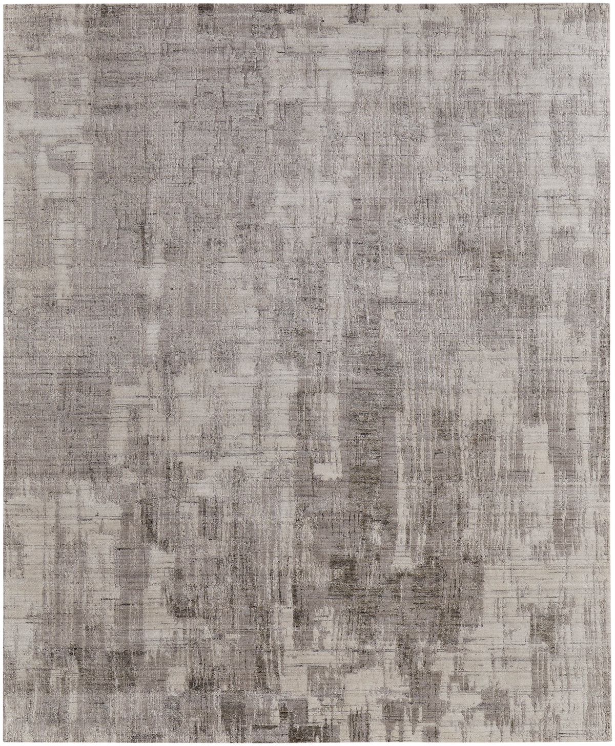 Eastfield Modern/Casual Abstract/Distressed Gray/Ivory 69AK - Feizy Rug