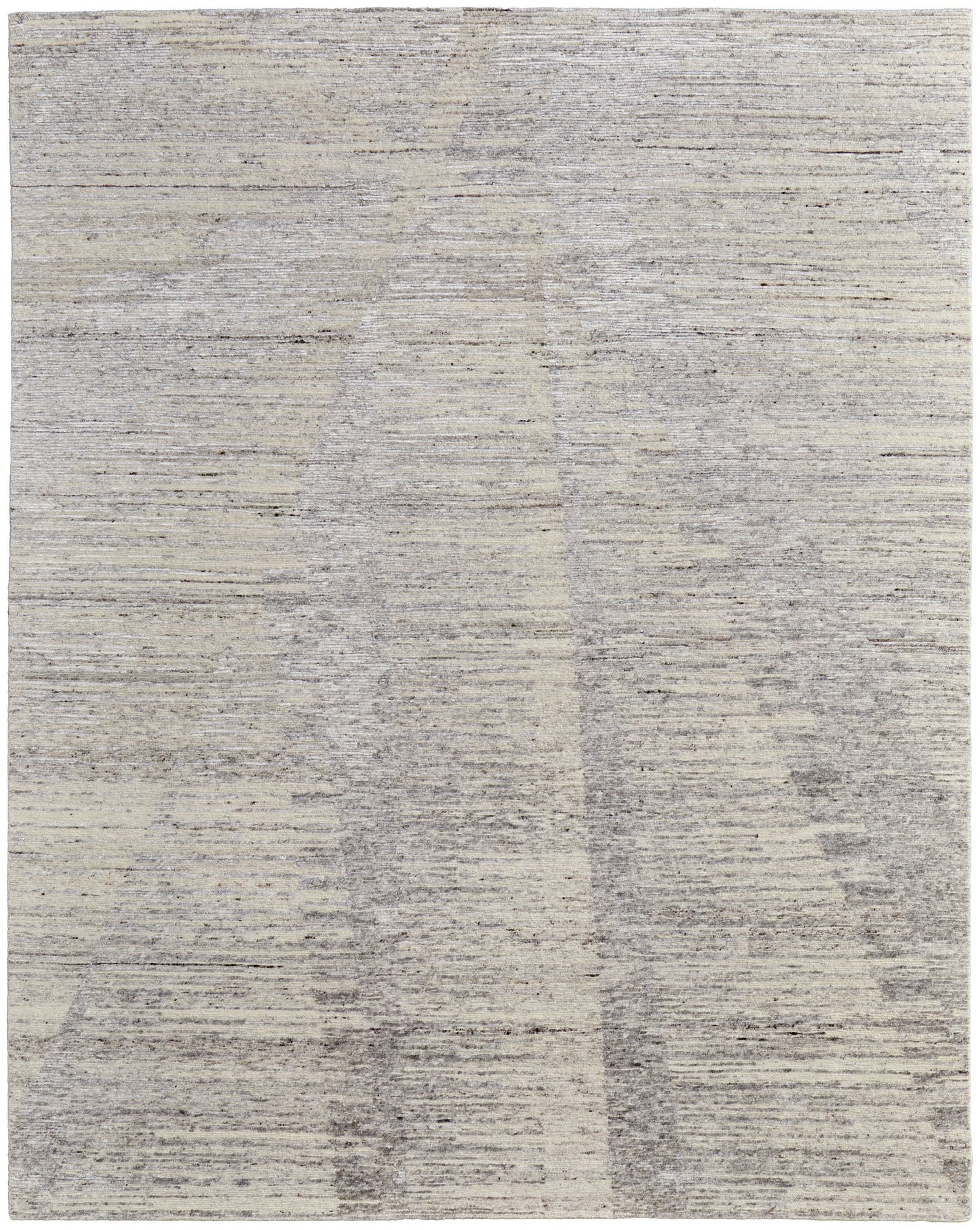 Brighton Modern/Casual/Global Ivory/Taupe/Silver Area Rug