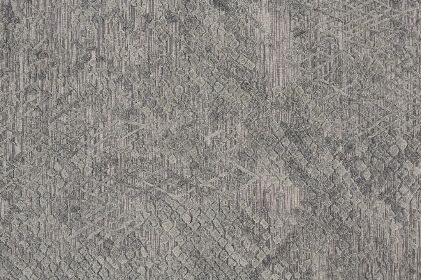 Elias Modern/Casual Abstract/Geometric Gray - Feizy Rug