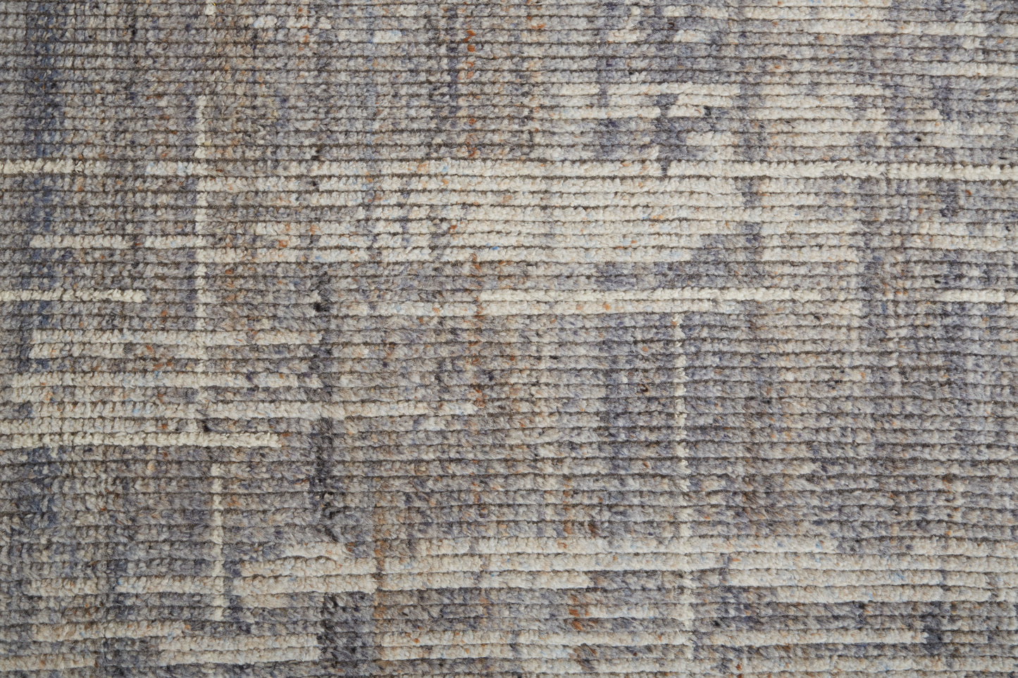 Alford Modern/Industrial/Bohemian & Eclectic Abstract/Stripes/Distressed Gray/Ivory/Taupe - Feizy Rug