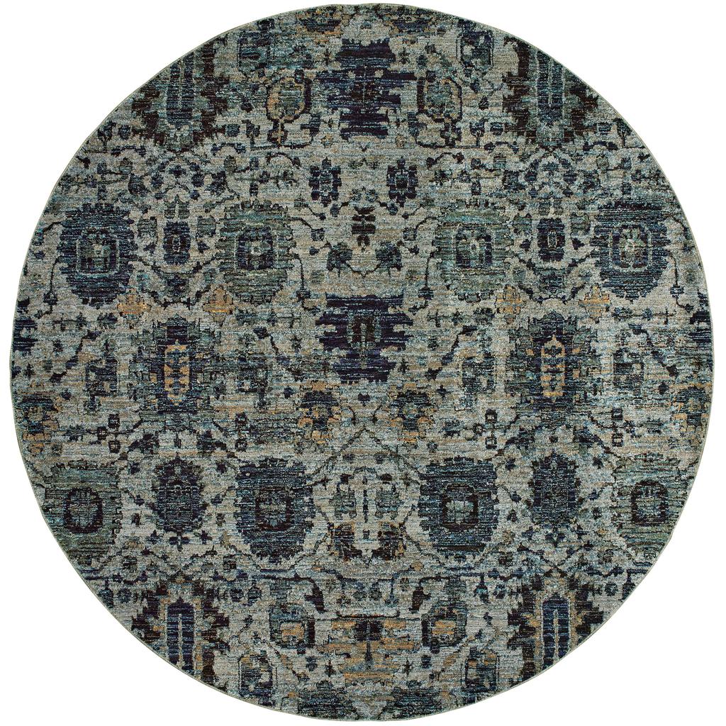 ANDORRA 7120a Blue Rug - Oriental weavers