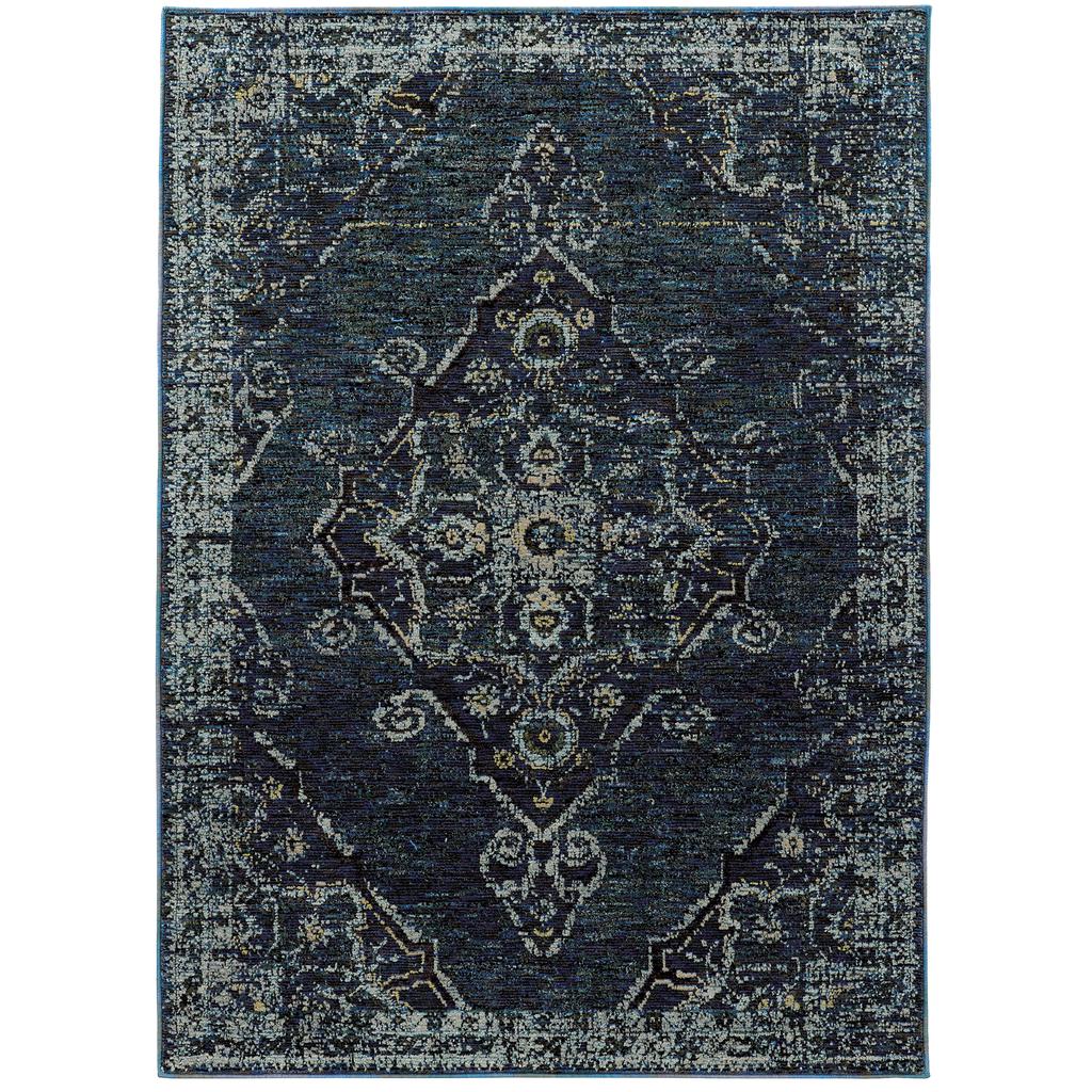 ANDORRA 7135f Blue Rug - Oriental weavers