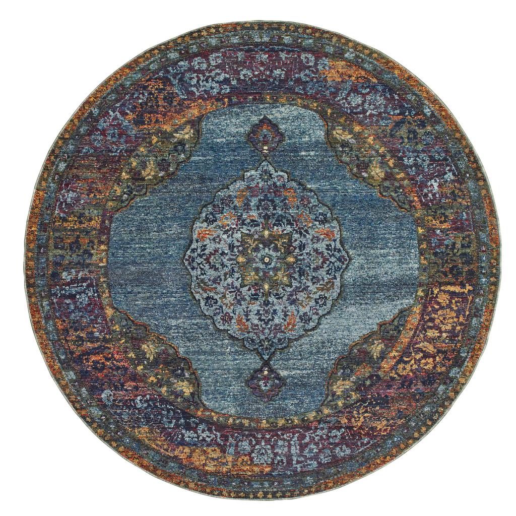 ANDORRA 7139a Blue Rug - Oriental weavers