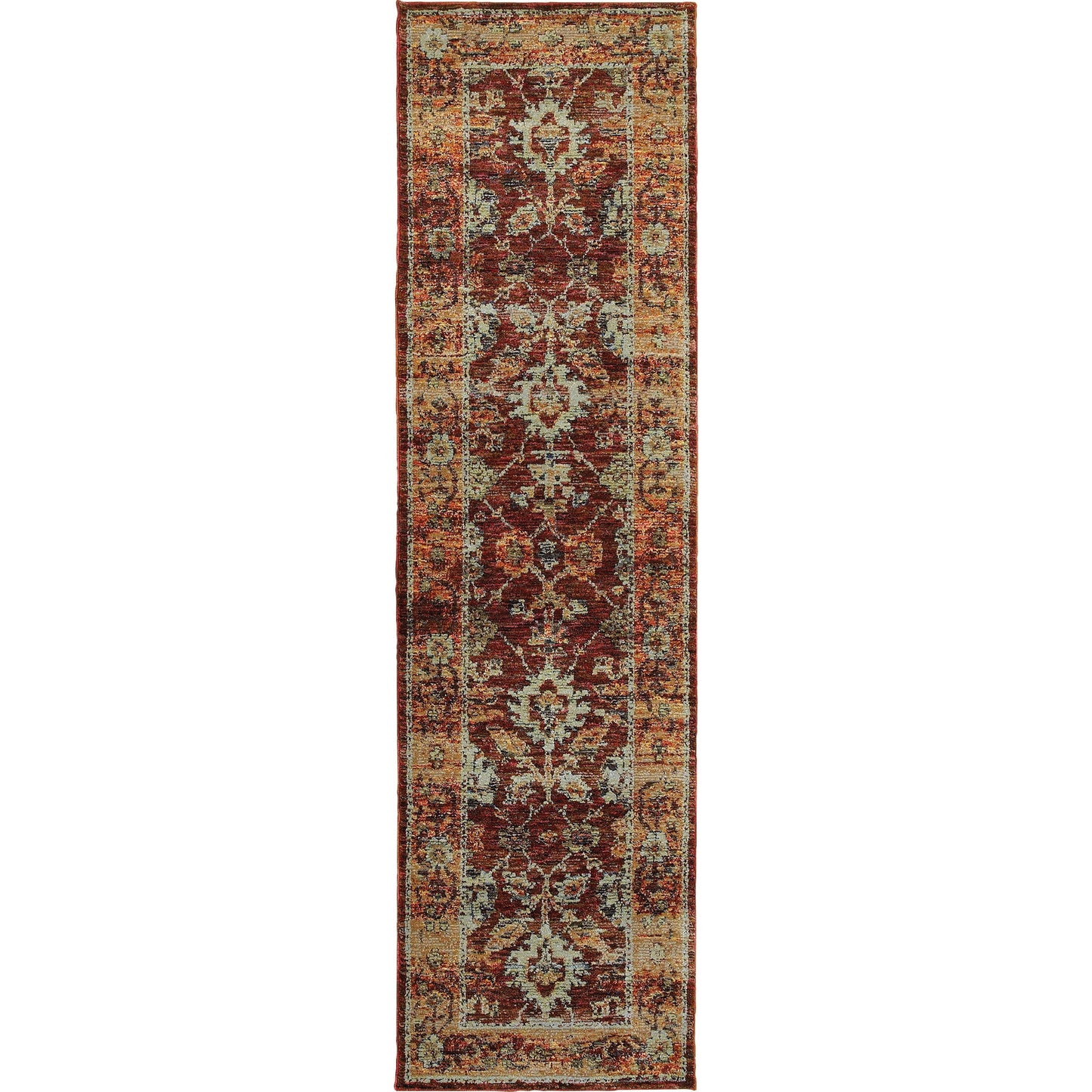 ANDORRA 7154A Red, Gold Rug - Oriental Weavers