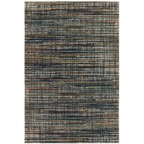 BOWEN 1332H Black, Navy Rug - Oriental Weavers