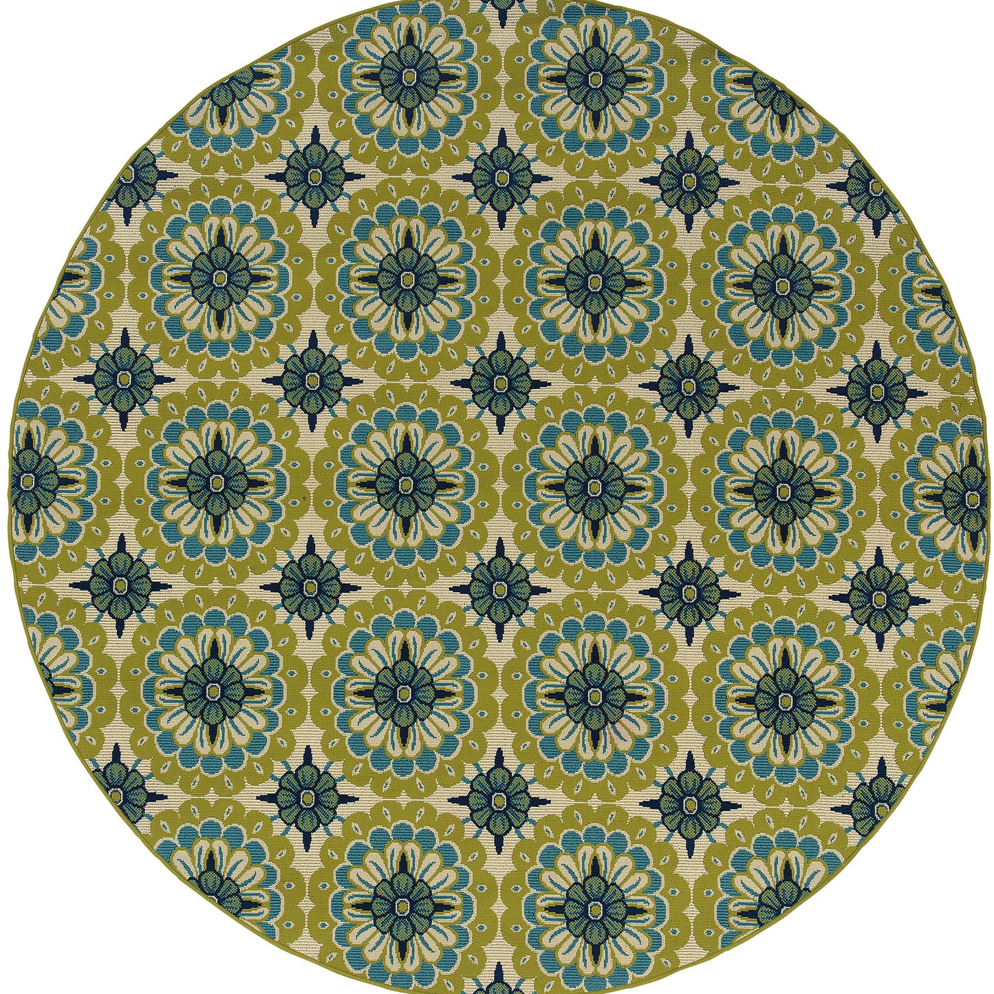 CASPIAN 8328W Green, Ivory Rug - Oriental Weavers