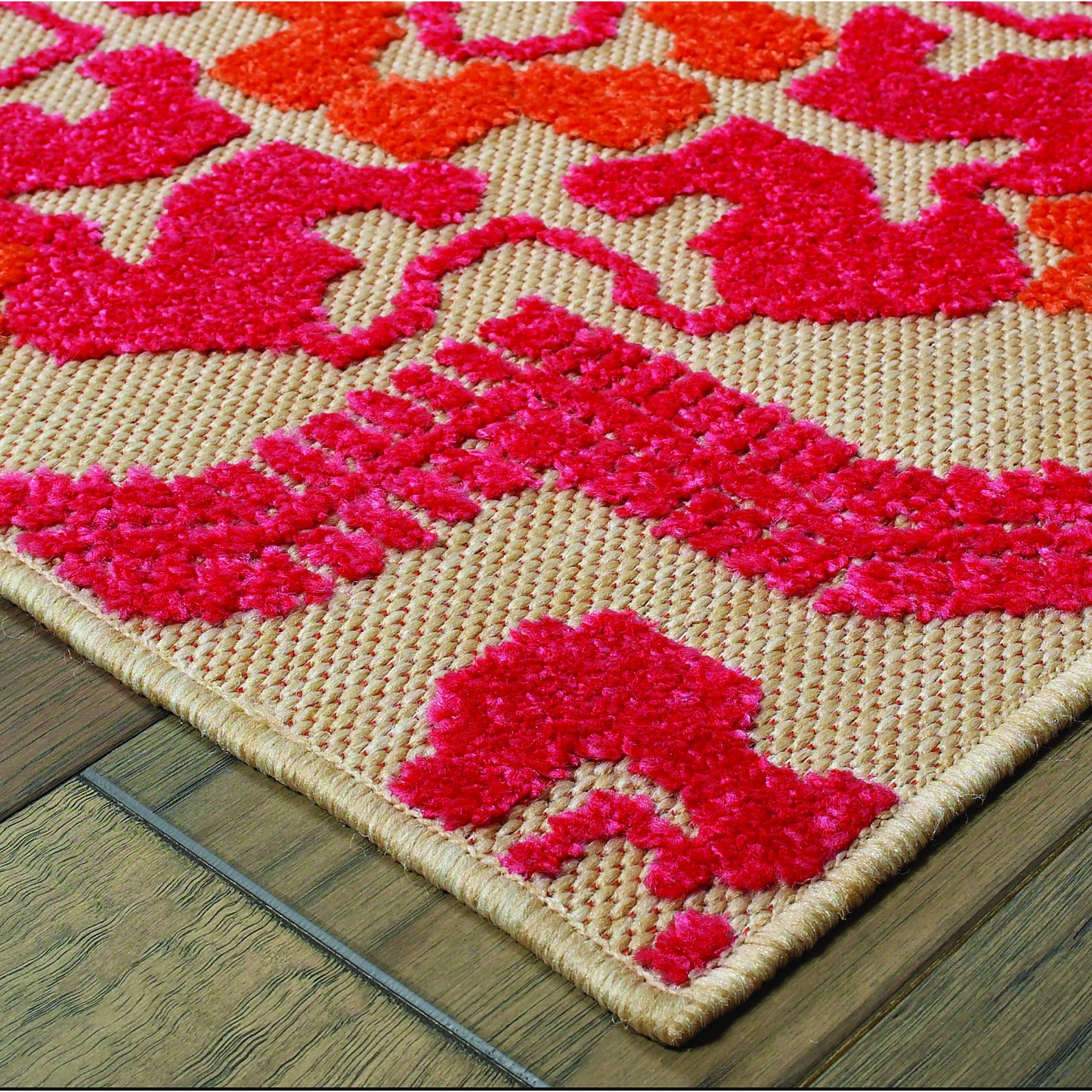 CAYMAN 2541V Sand, Pink Rug - Oriental Weavers