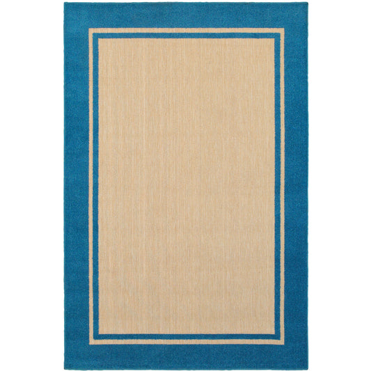 CAYMAN 5594B Sand, Blue Rug - Oriental Weavers
