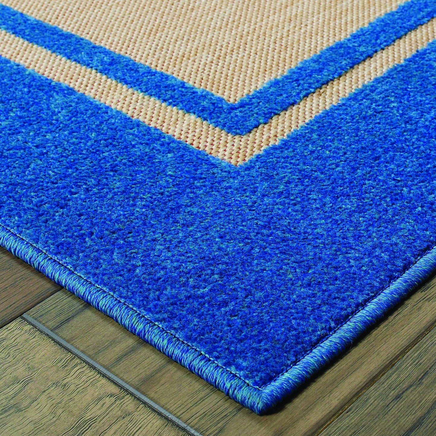 CAYMAN 5594B Sand, Blue Rug - Oriental Weavers