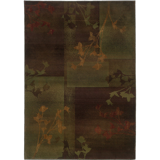 KHARMA II 1048D Purple, Green Rug - Oriental Weavers