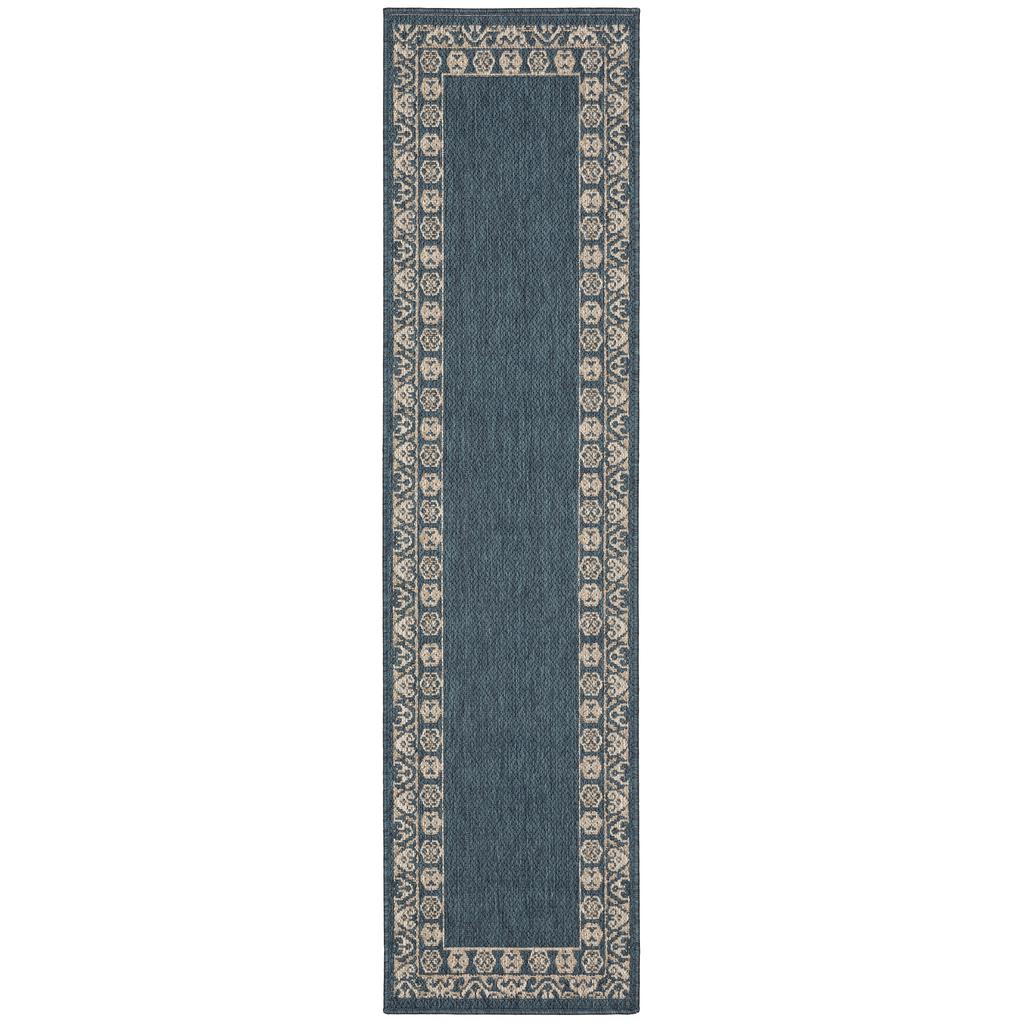 LATITUDE 1503b Blue Rug - Oriental weavers
