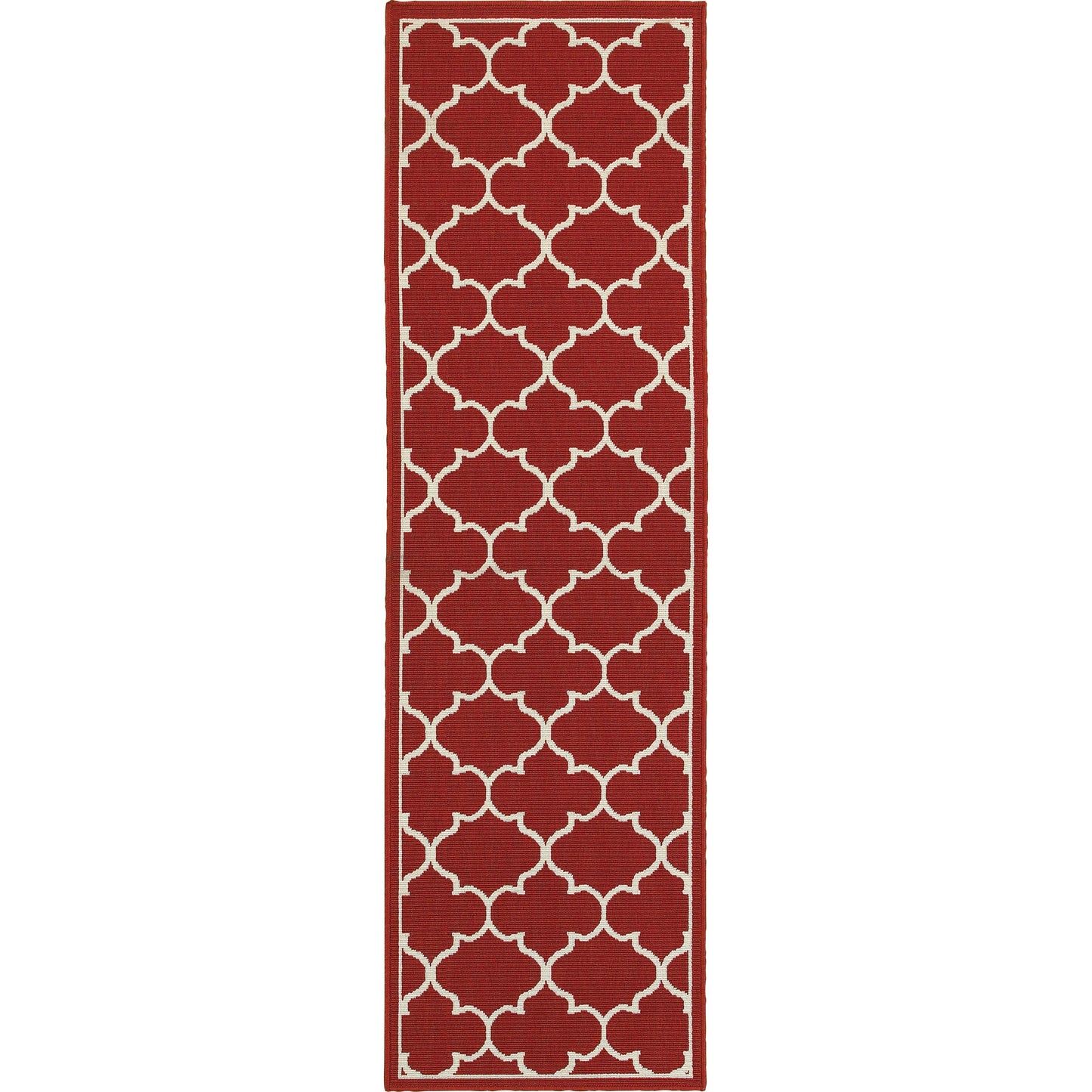 MERIDIAN 1295R Red, Ivory Rug - Oriental Weavers