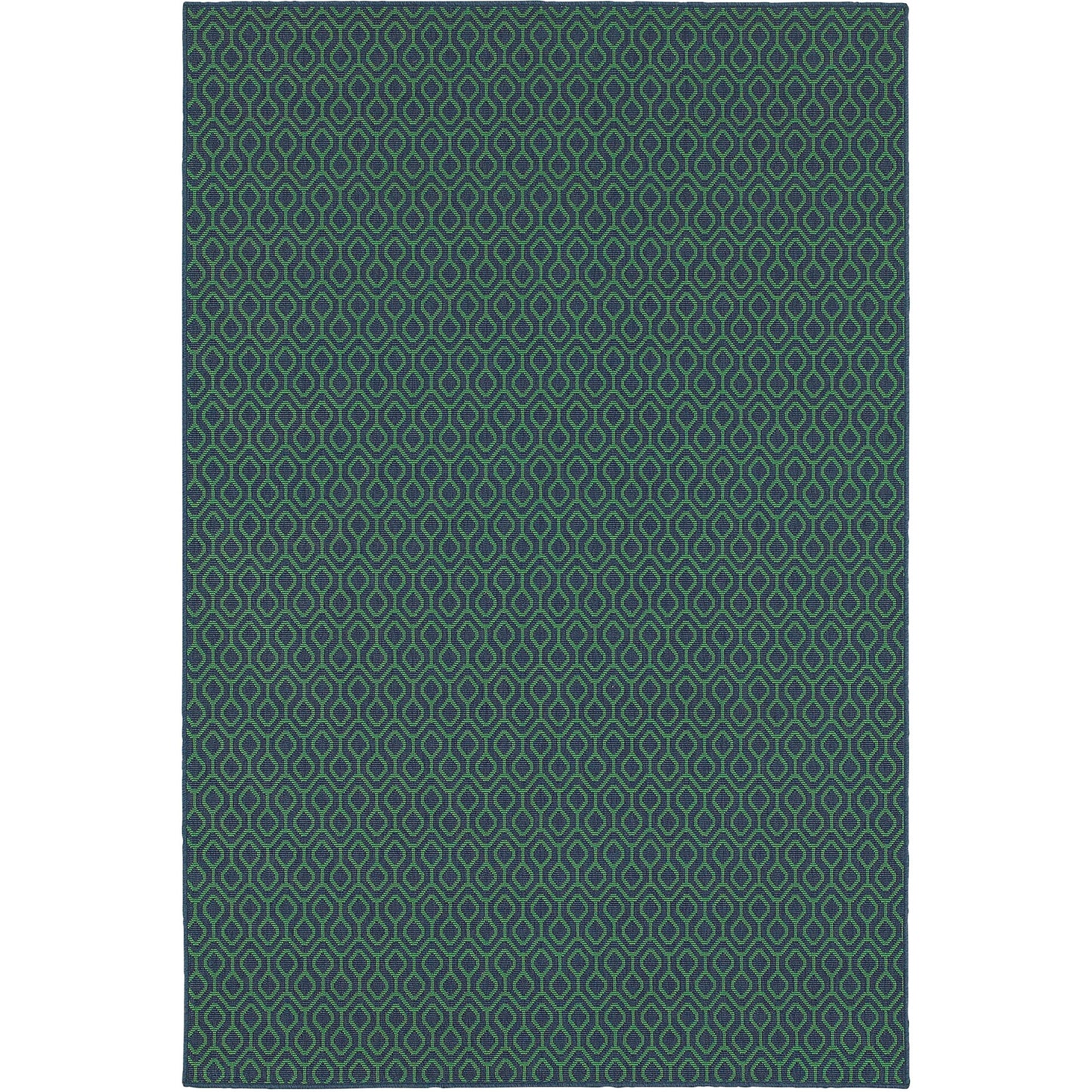MERIDIAN 1634Q Navy, Green Rug - Oriental Weavers
