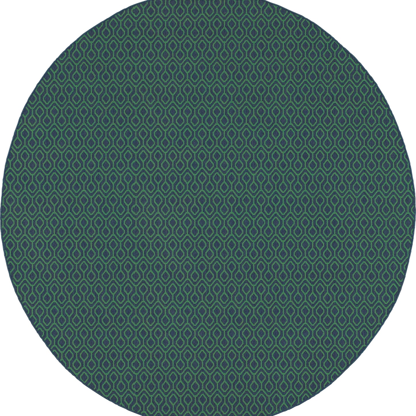 MERIDIAN 1634Q Navy, Green Rug - Oriental Weavers