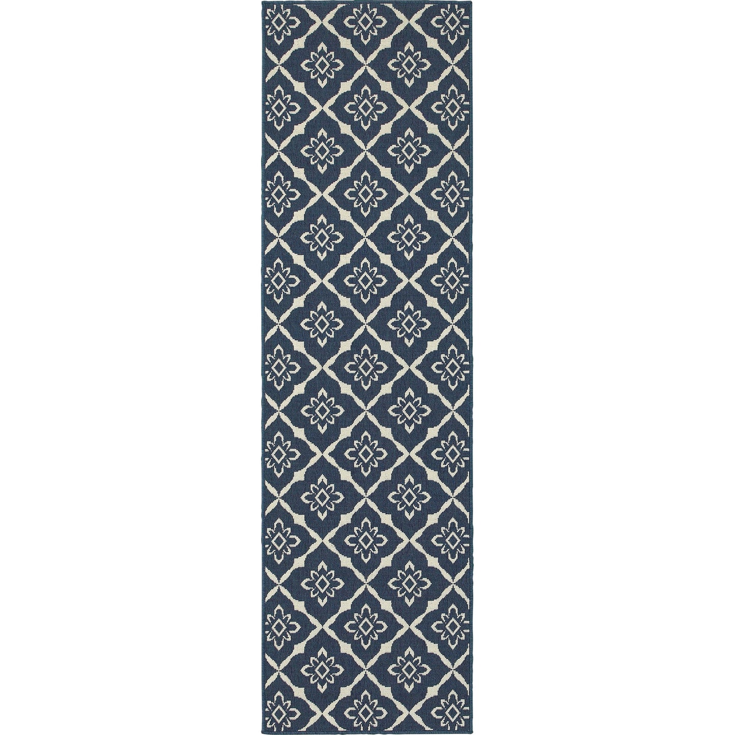 MERIDIAN 5703B Navy, Ivory Rug - Oriental Weavers
