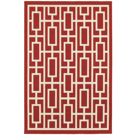 MERIDIAN 9754r Red Rug - Oriental weavers