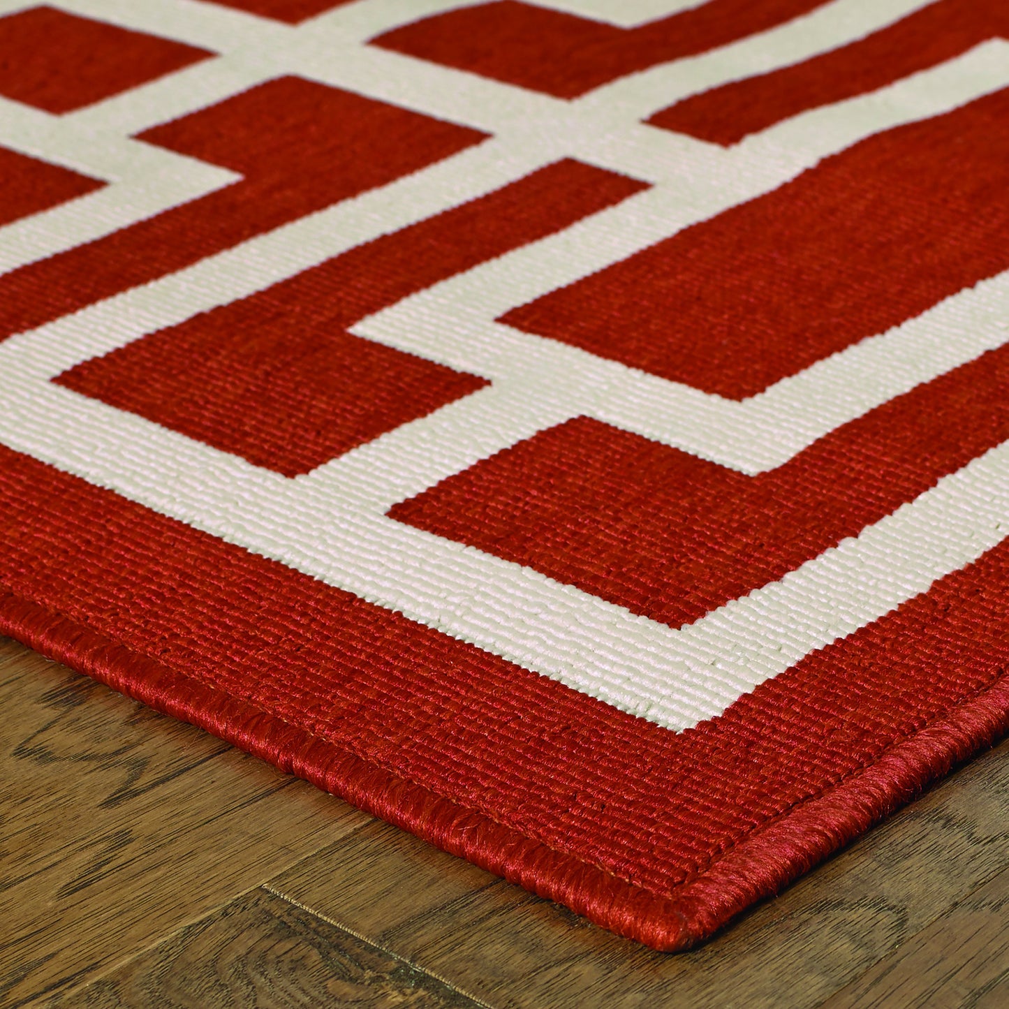 MERIDIAN 9754R Red, Ivory Rug - Oriental Weavers