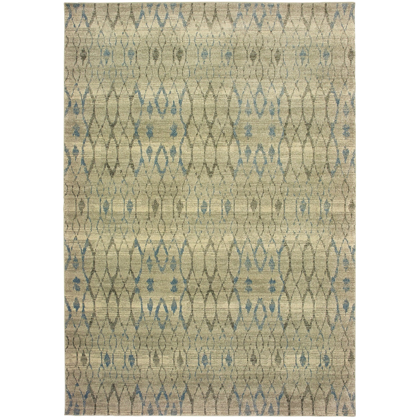 RALEIGH 1807H Ivory, Blue Rug - Oriental Weavers