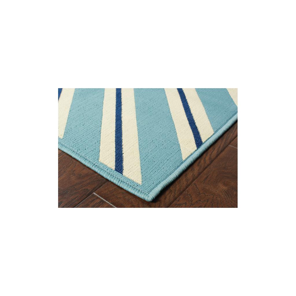 RIVIERA 4589j Blue Rug - Oriental weavers
