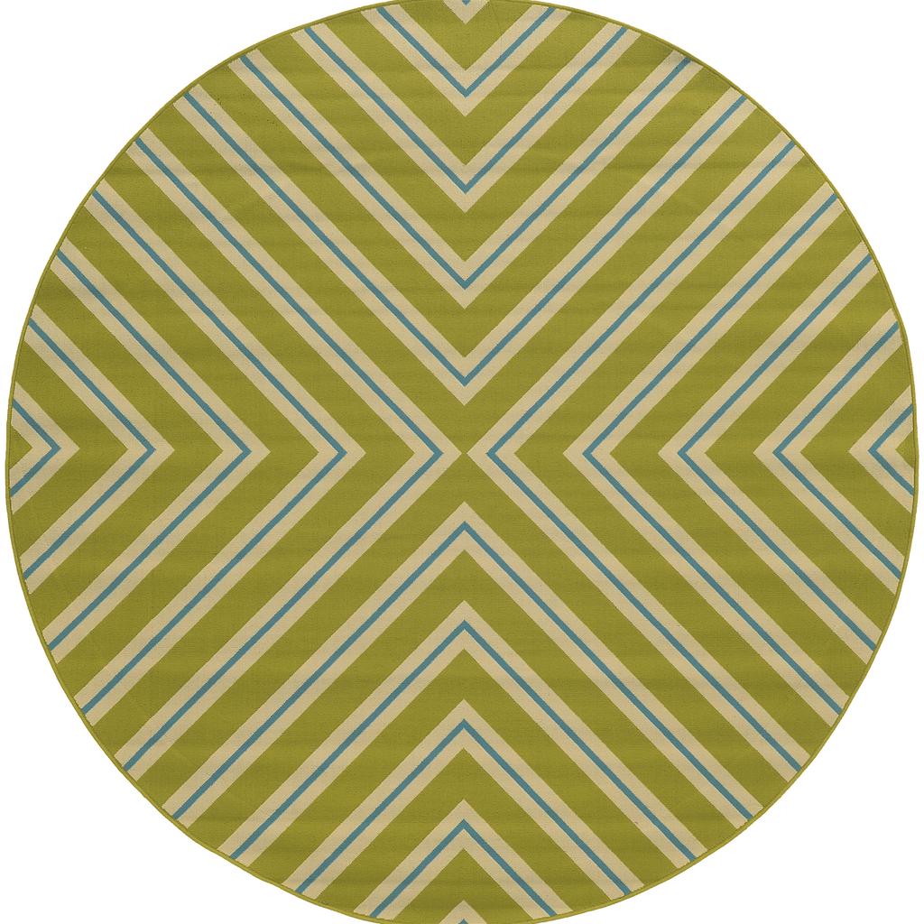RIVIERA 4589m Green Rug - Oriental weavers