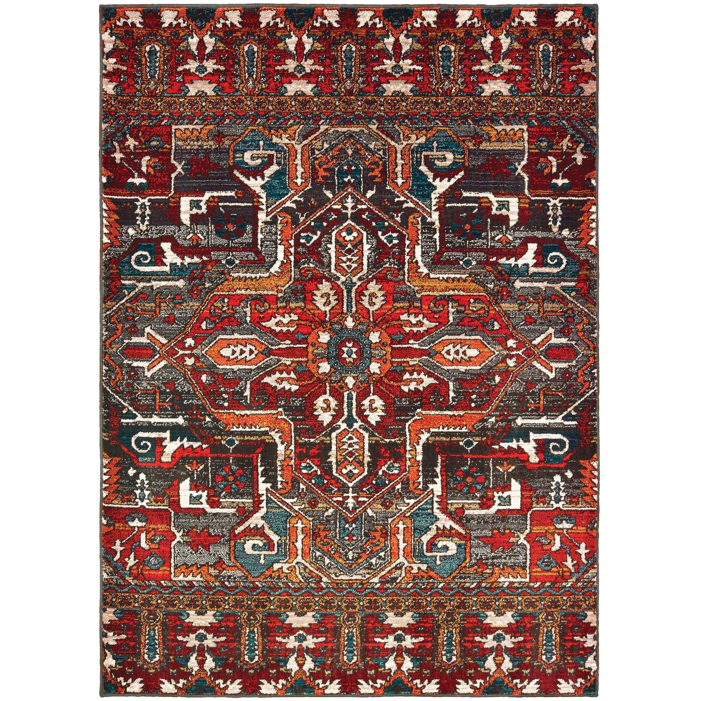 SEDONA 9575A Red, Orange Rug - Oriental Weavers
