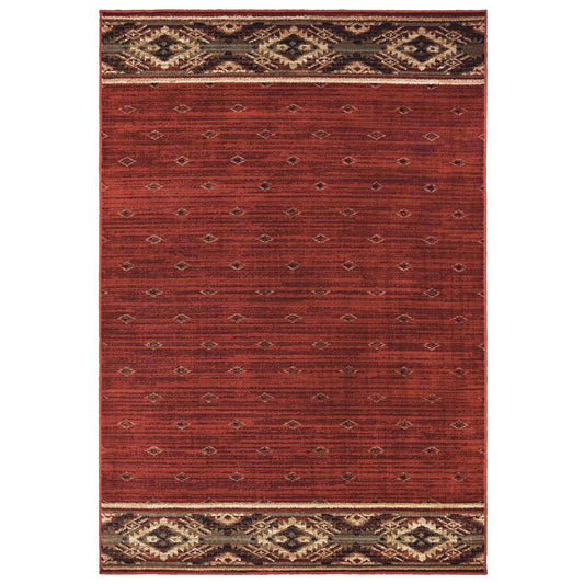 WOODLANDS 9652c Red Rug - Oriental weavers